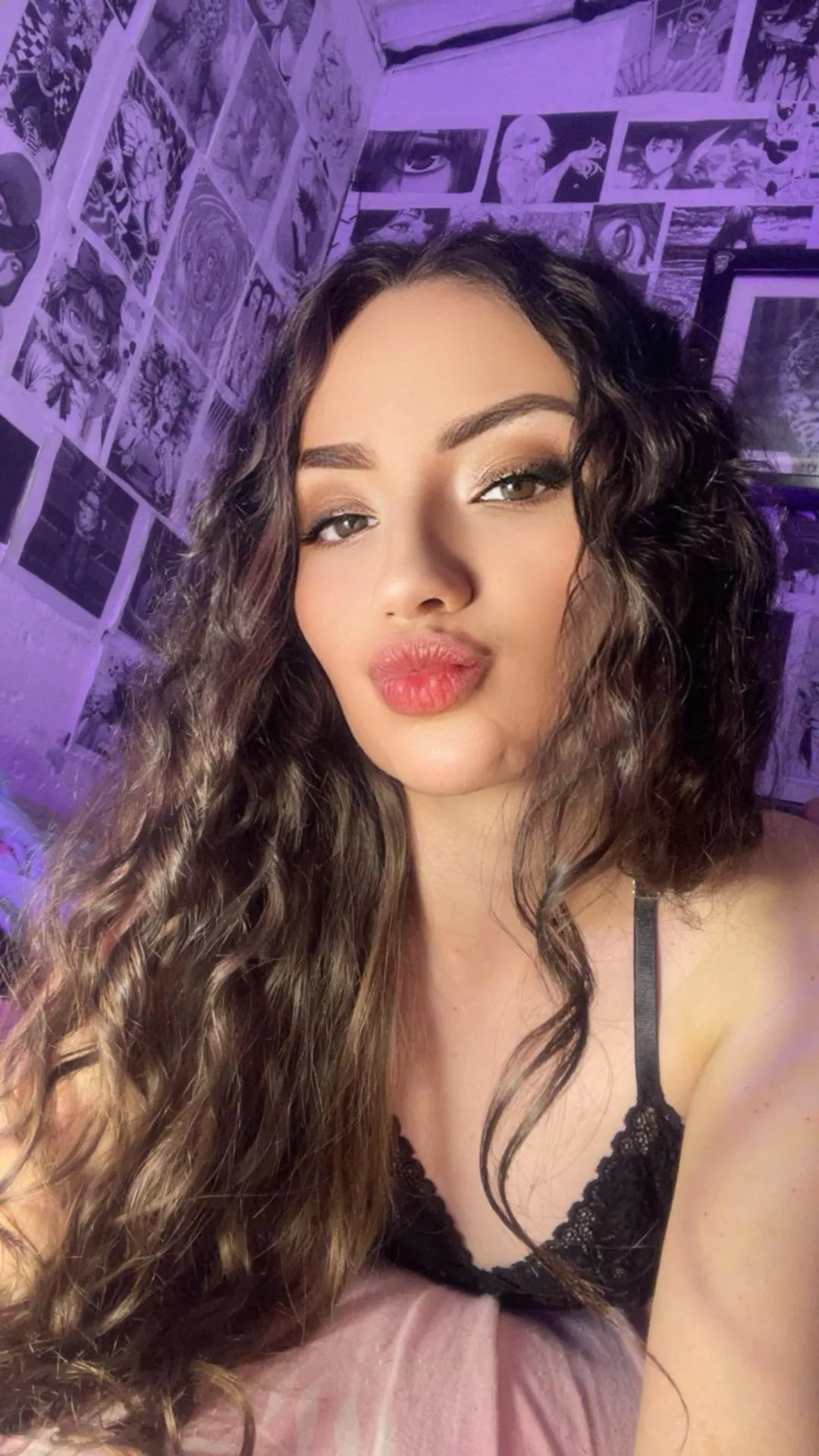 My lips love something hard 