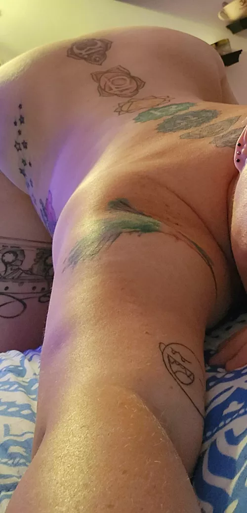 Naked child's pose is the best self care