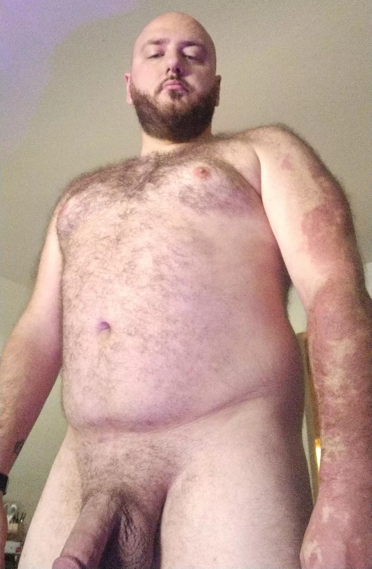 Run your hands through my chest hair.