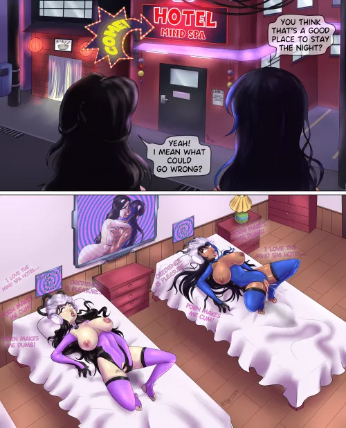 sasha and Lillian on the hotel [by hypnotico]