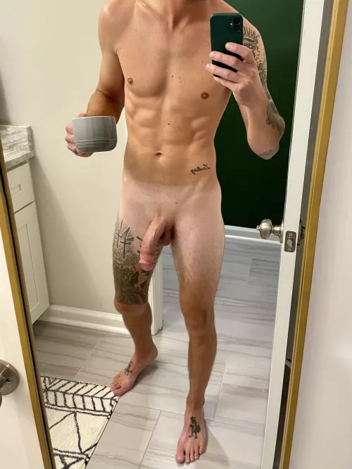 Sunday mornings are meant to be spent naked with coffee