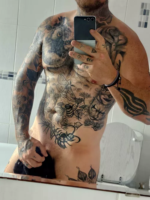 Would you play with daddy after the shower ??