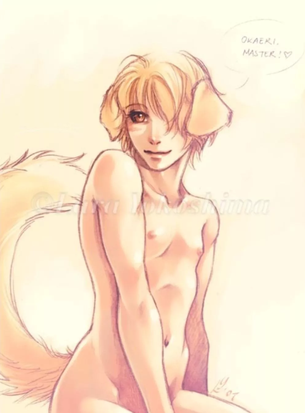 Found this ADORABLE puppy art