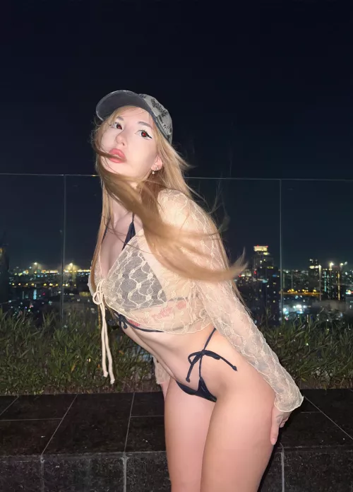 Nice skimpy swimsuit 