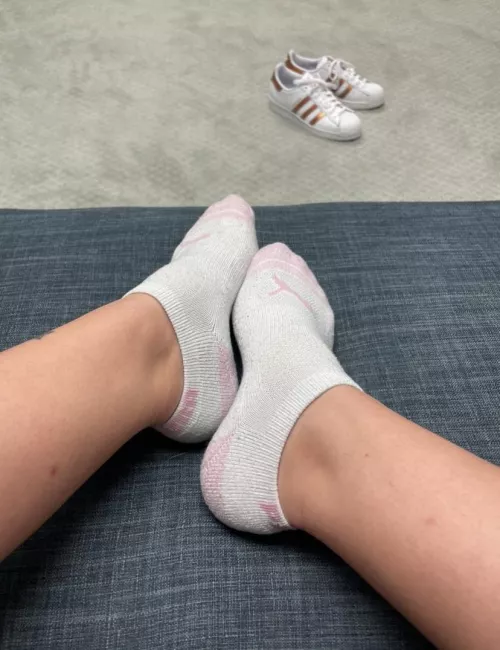 [Selling] Before I ship out these 5-day worn stinky socks, would love to smother a volunteer’s face 🤭💕