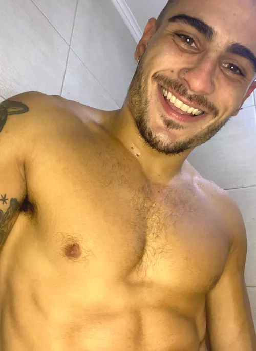 What do you think I'm washing off in here?