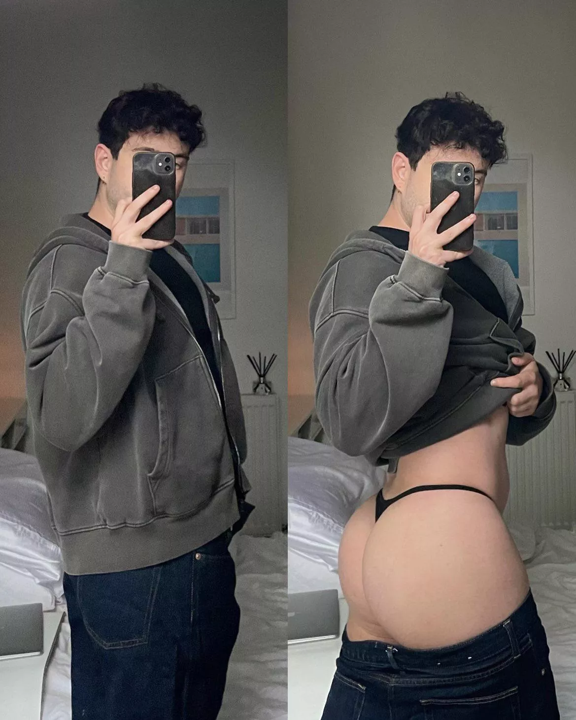 You never know what’s under a guys baggy clothes…