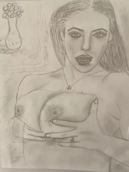 An angel worthy of canvas