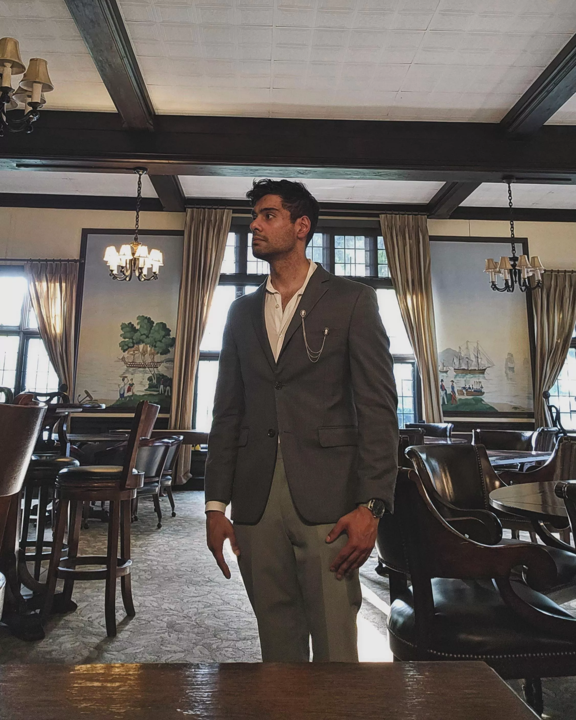 At a party where I knew very few people. At first, anyway. 