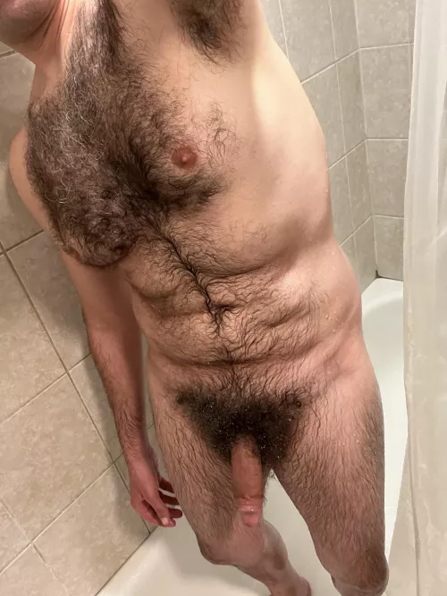 Fresh from the shower
