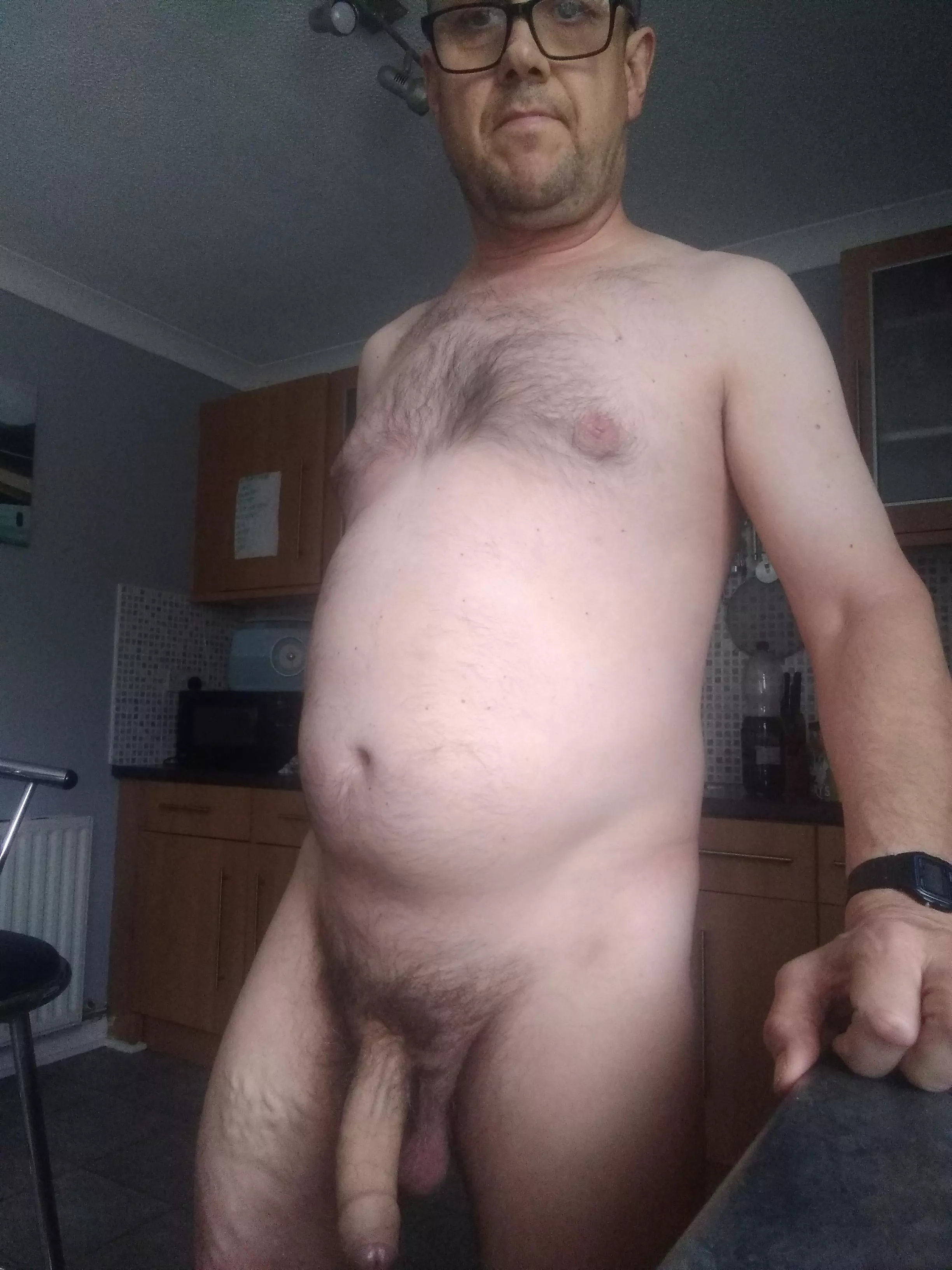 Hungry for food and cock