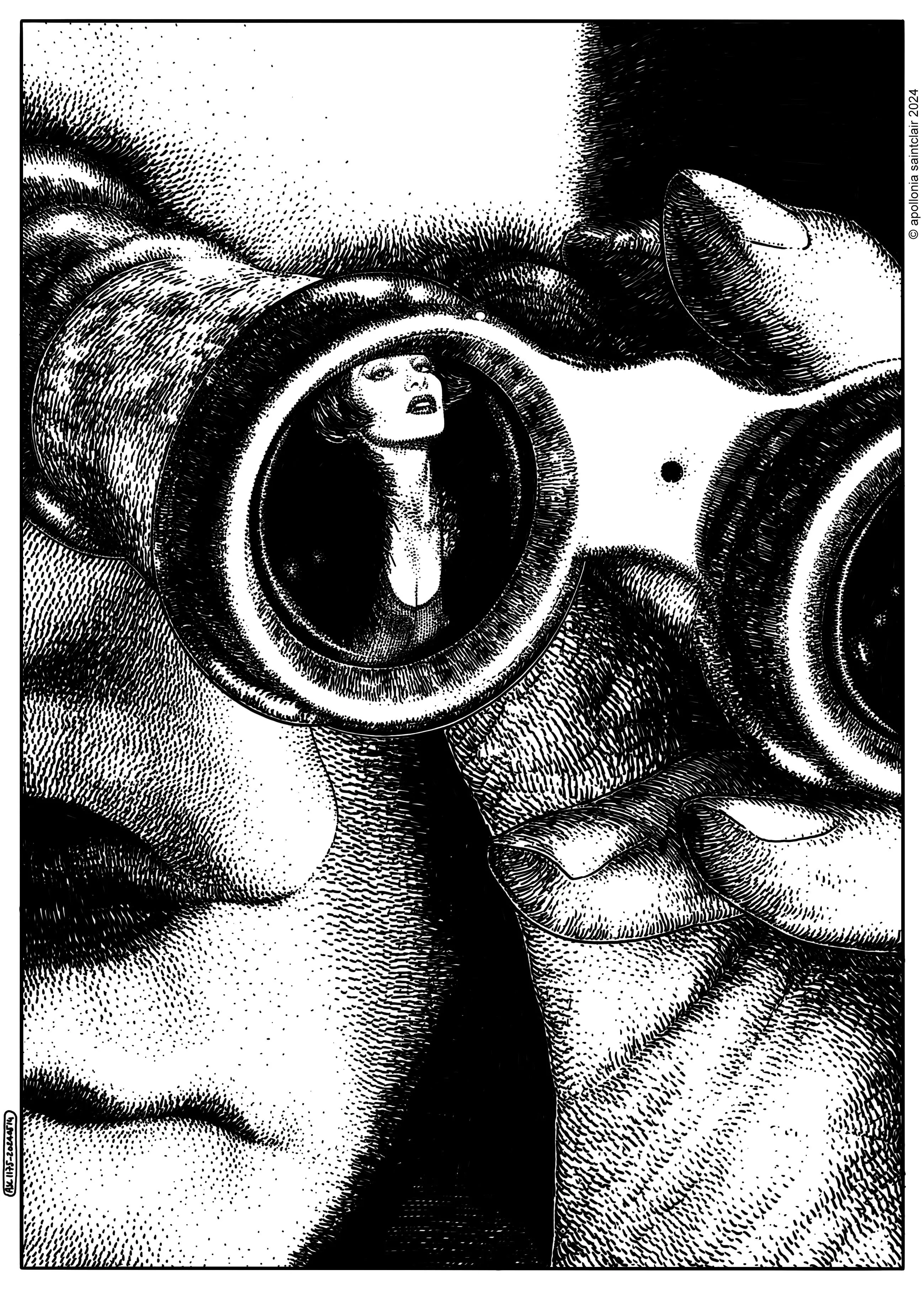 L'admirateur secret (Singer in sights) by Apollonia Saintclair