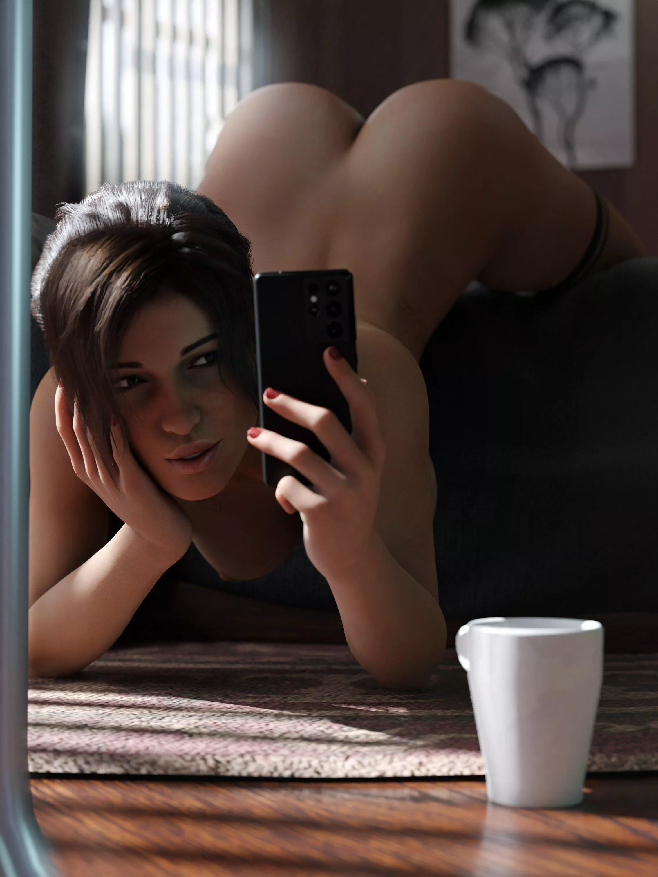 Lara showing off (Dinoboy)