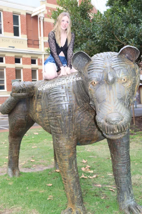 Me and my scary dog privilege @glitterandanthrax