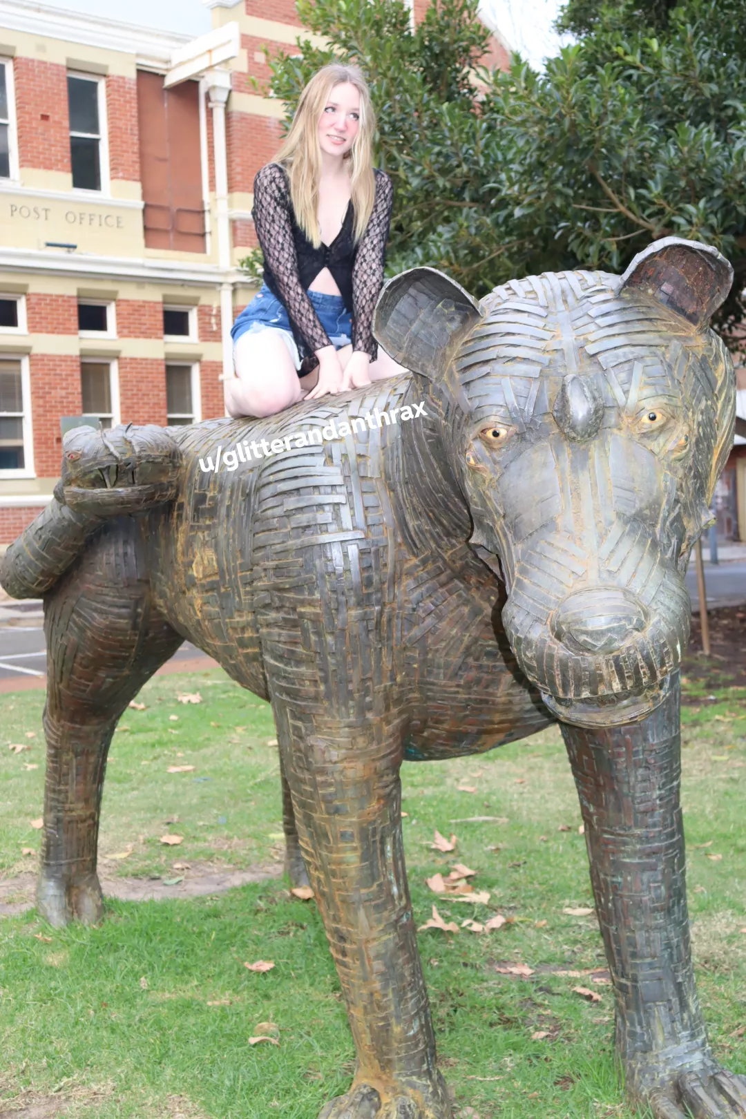 Me and my scary dog privilege @glitterandanthrax