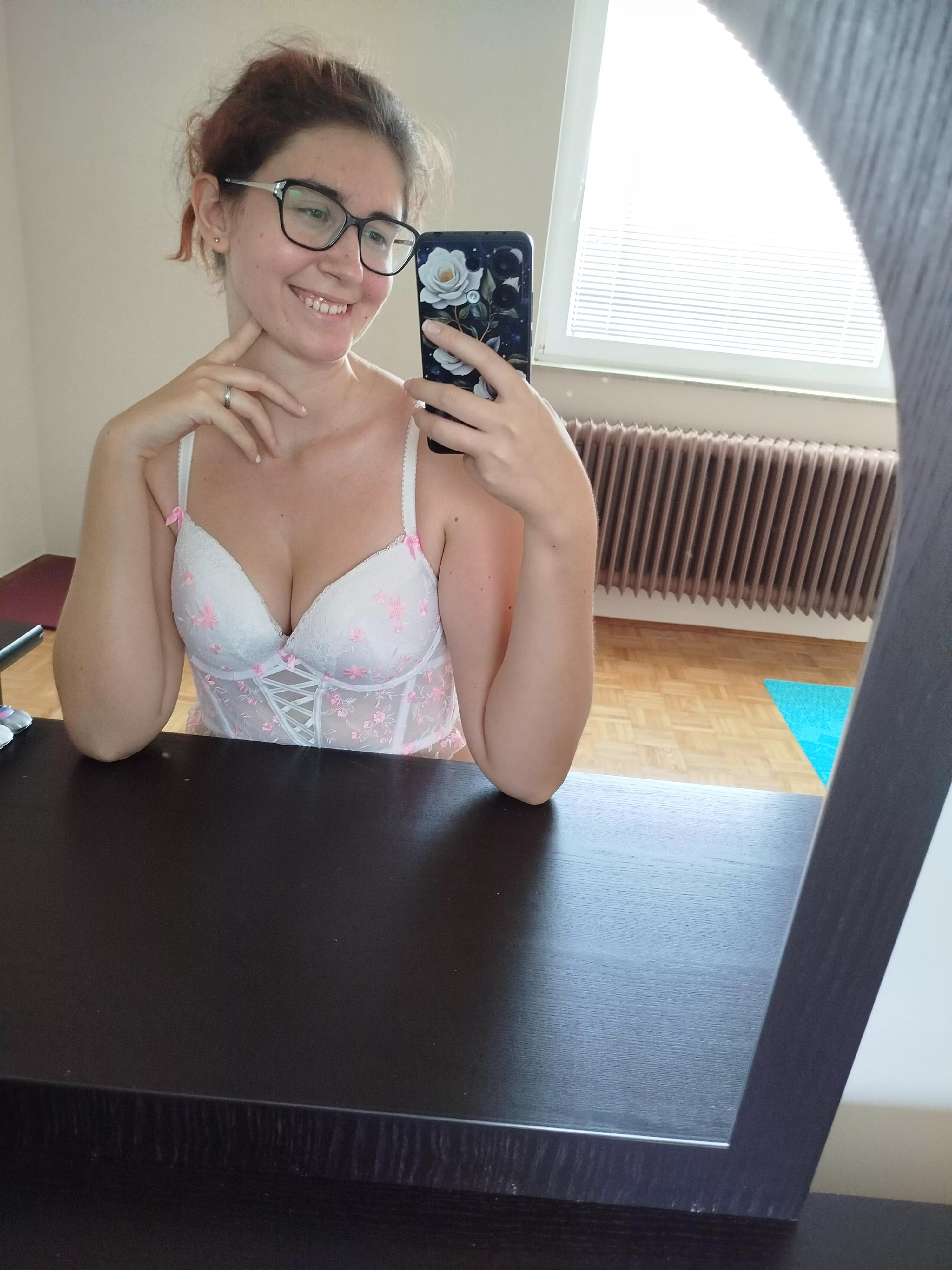 Smiling all the time 