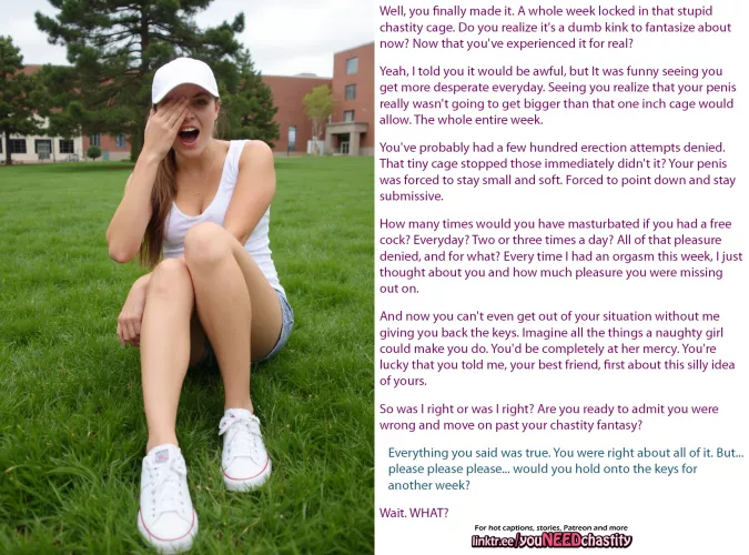 You were right about chastity 