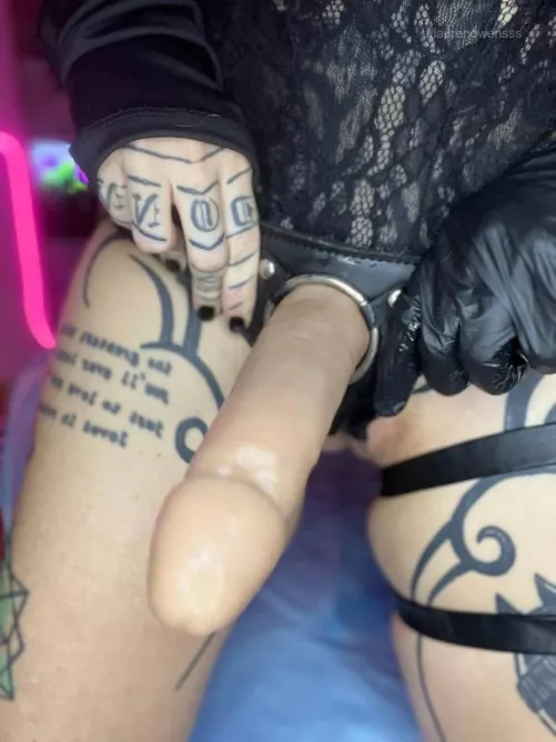 First, kiss my strap-on if you want your ass to experience the full range of pain and pleasure