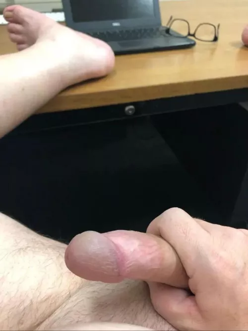 Hard, horny and on a break at work