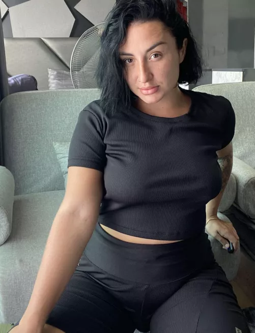 I never wear bras under a top