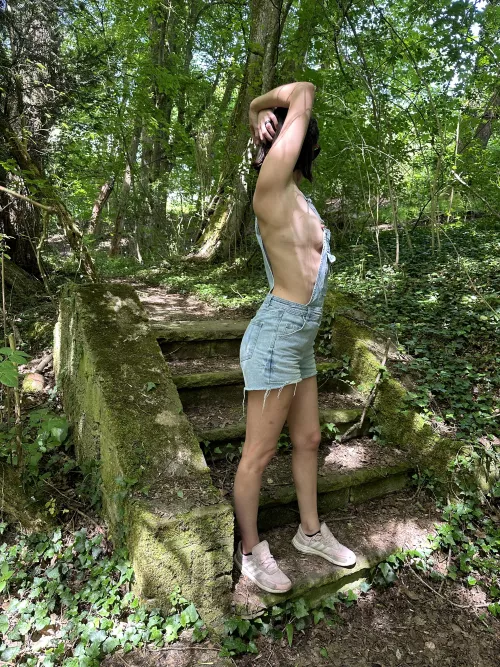 Its too warm for a shirt. Do you agree…(swiss milf)