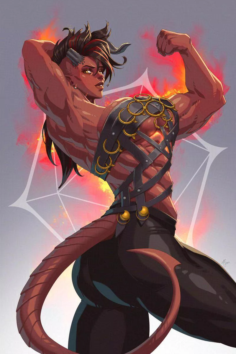 Karlach from Baldur's Gate 3 [@R62_art]