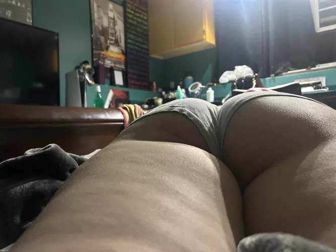 my booty was cold.. make my goosebumps go away 