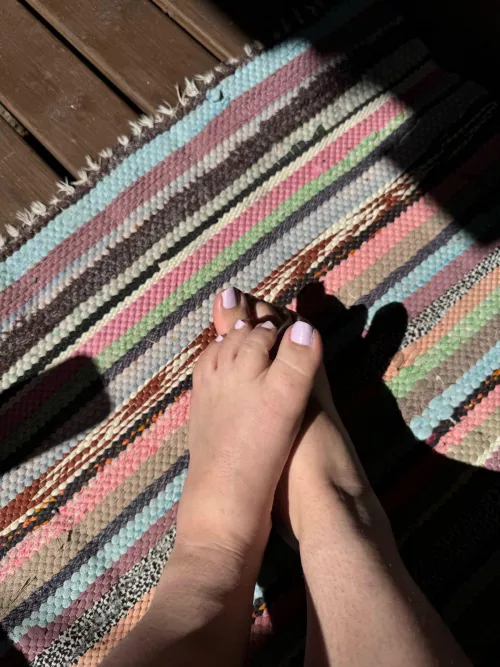 Sunshine and BBW feet. What would you do?