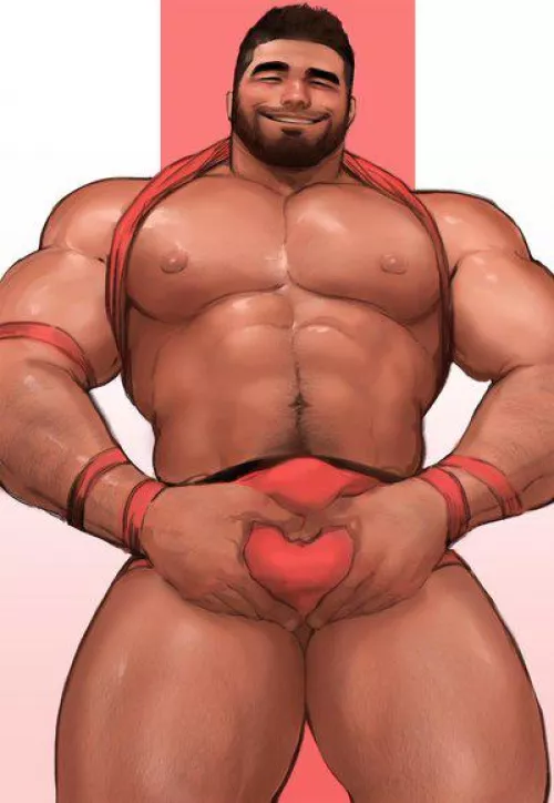 When he is the romantic type;