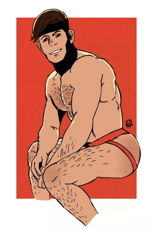 Gambit from X-Men (@bara_oji)