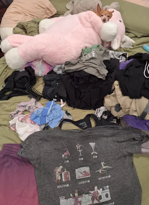 He helps me do my laundry 😌