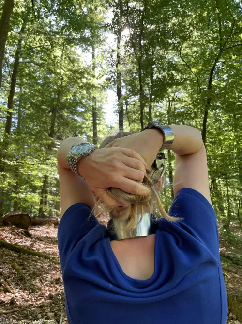 I prefer chunky steel around my wrists