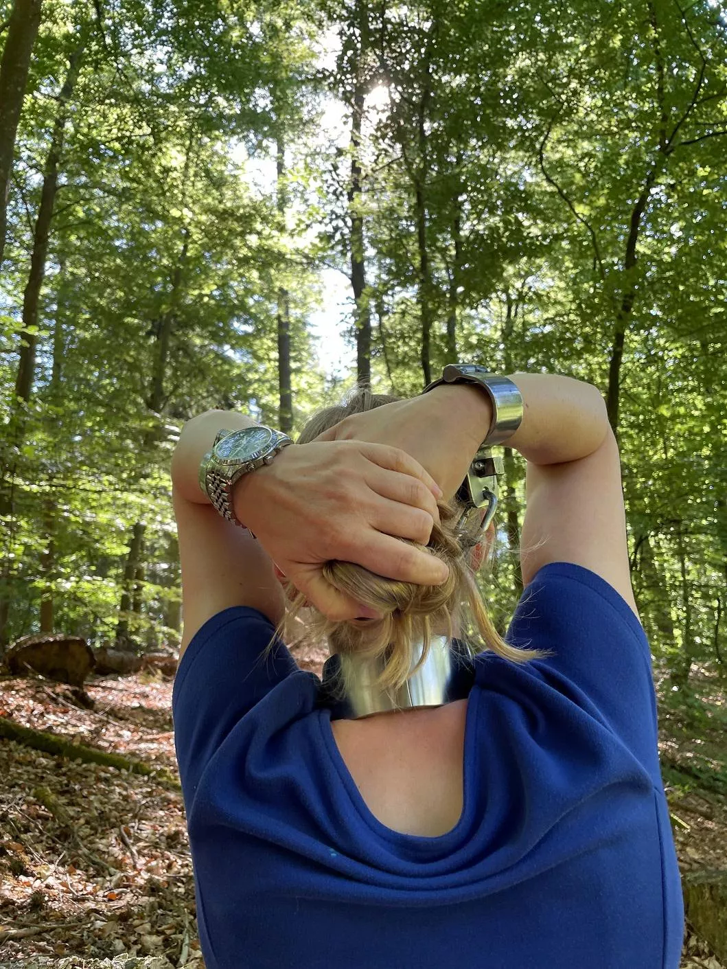 I prefer chunky steel around my wrists