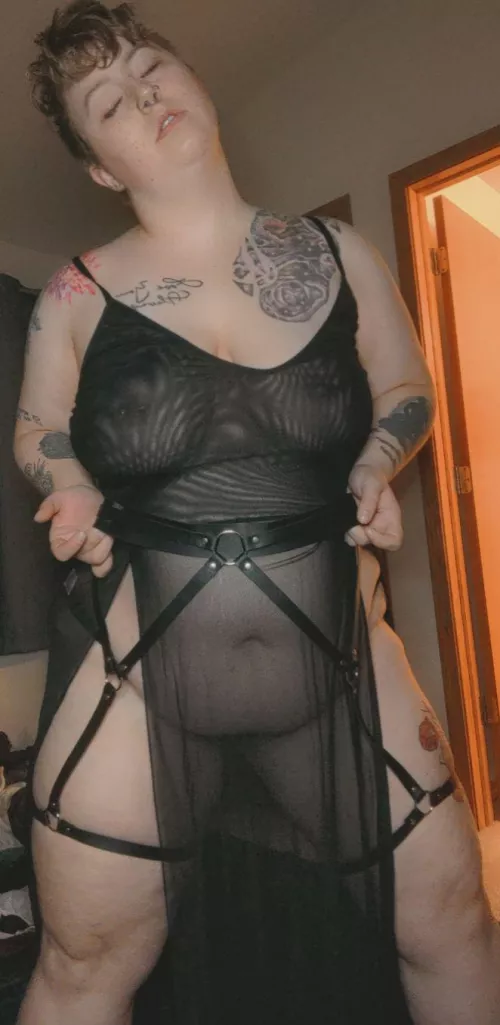 I think my dress is a little see-through