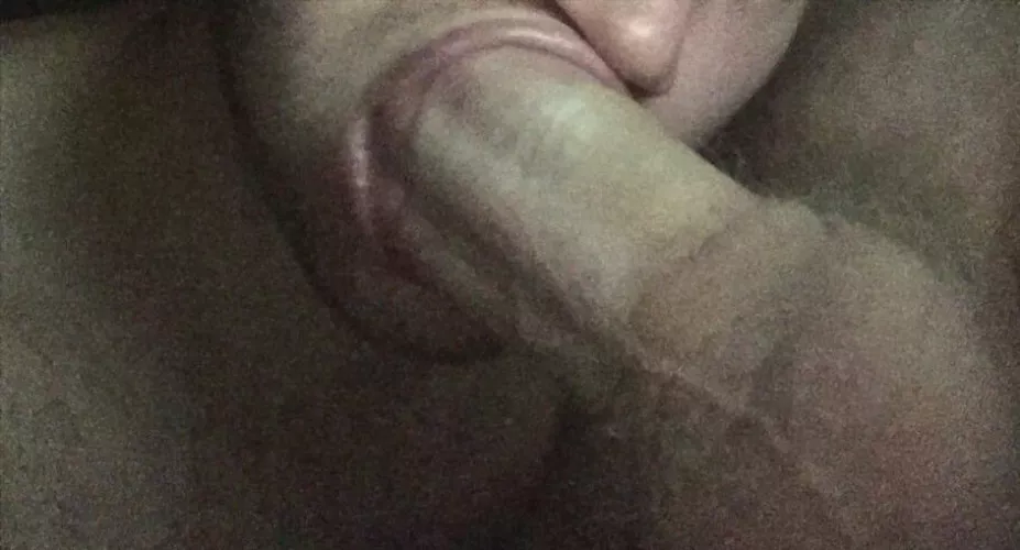 My bro is still sucking my fat cock
