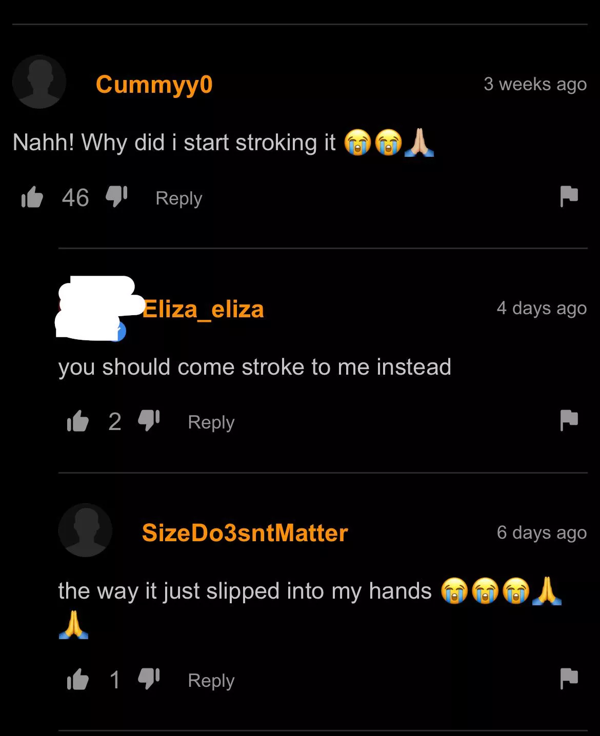 Nahh! Why did i start stroking it 😭😭🙏🏼