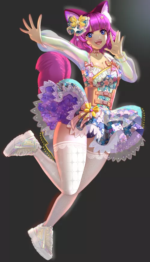 SFW Nekomimi Idol, Kirakirakat_ Full Body!