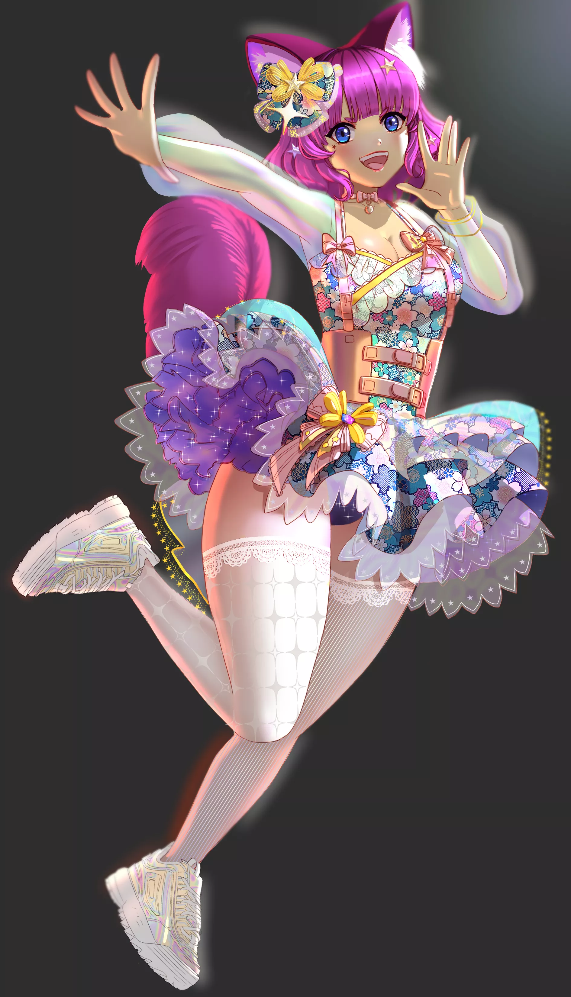 SFW Nekomimi Idol, Kirakirakat_ Full Body!