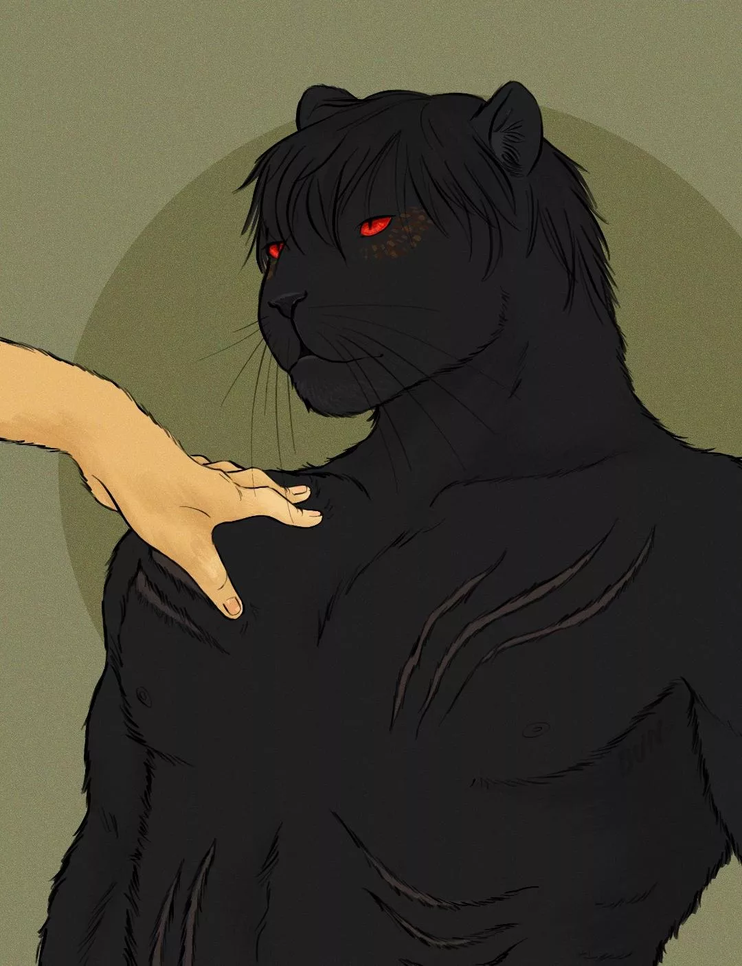 big kitty (art by me)