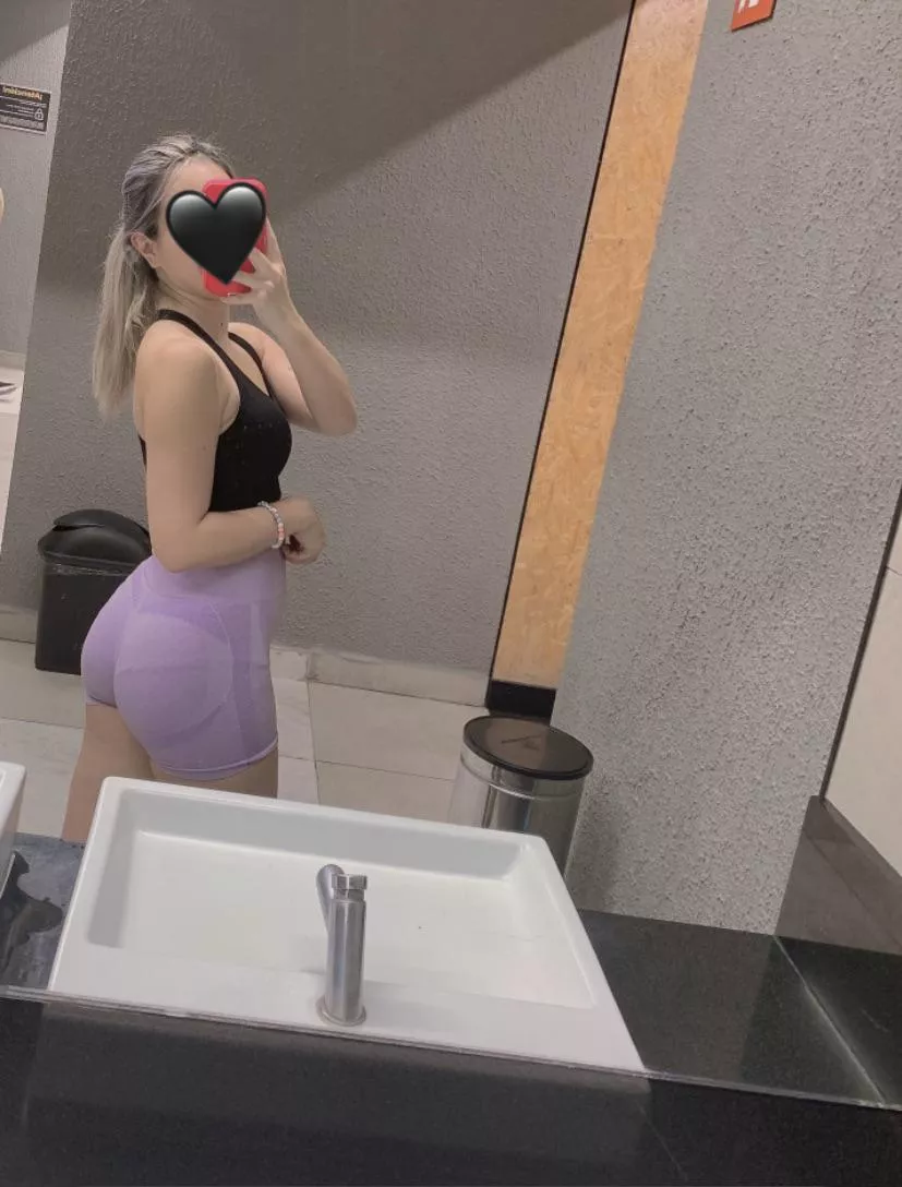 Fit ass after work out 