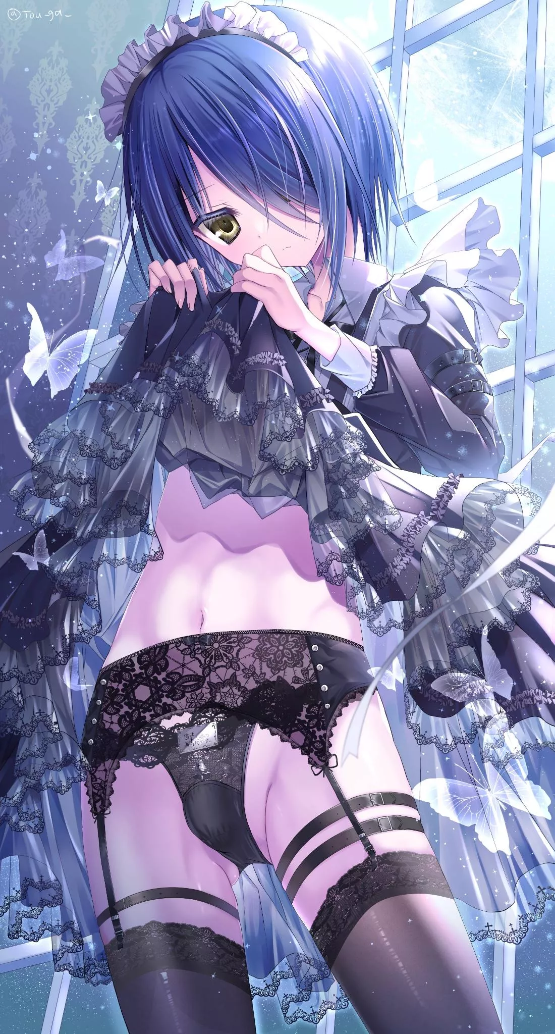 He is wearing panties