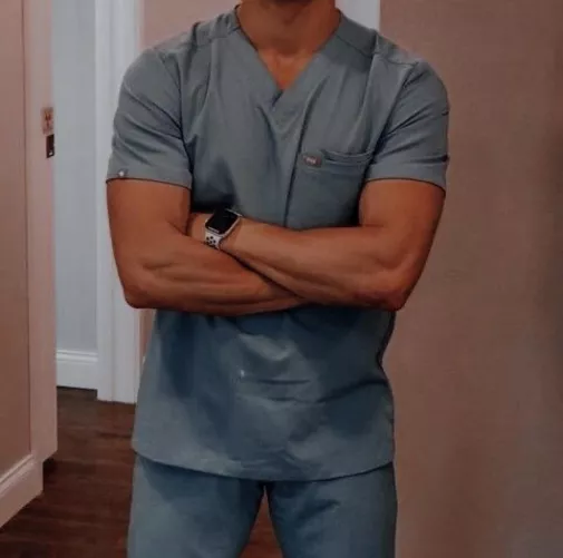 How about a dirty man in scrubs