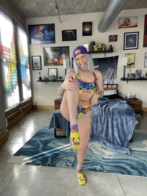 How fucking adorable are these Pika socks