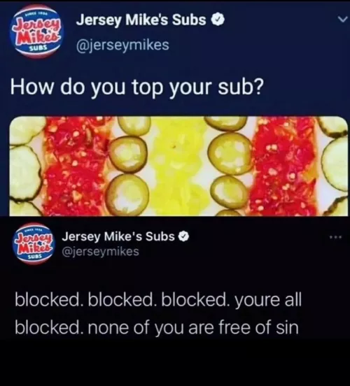 I wouldn’t know I’m the sub 🥪☺️