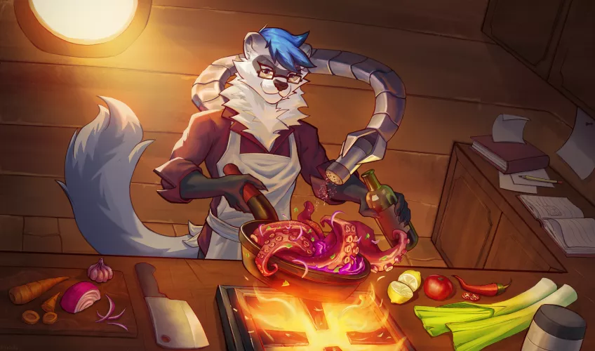 🔥👨‍🍳Let him cook!👨‍🍳🔥 (art by me)