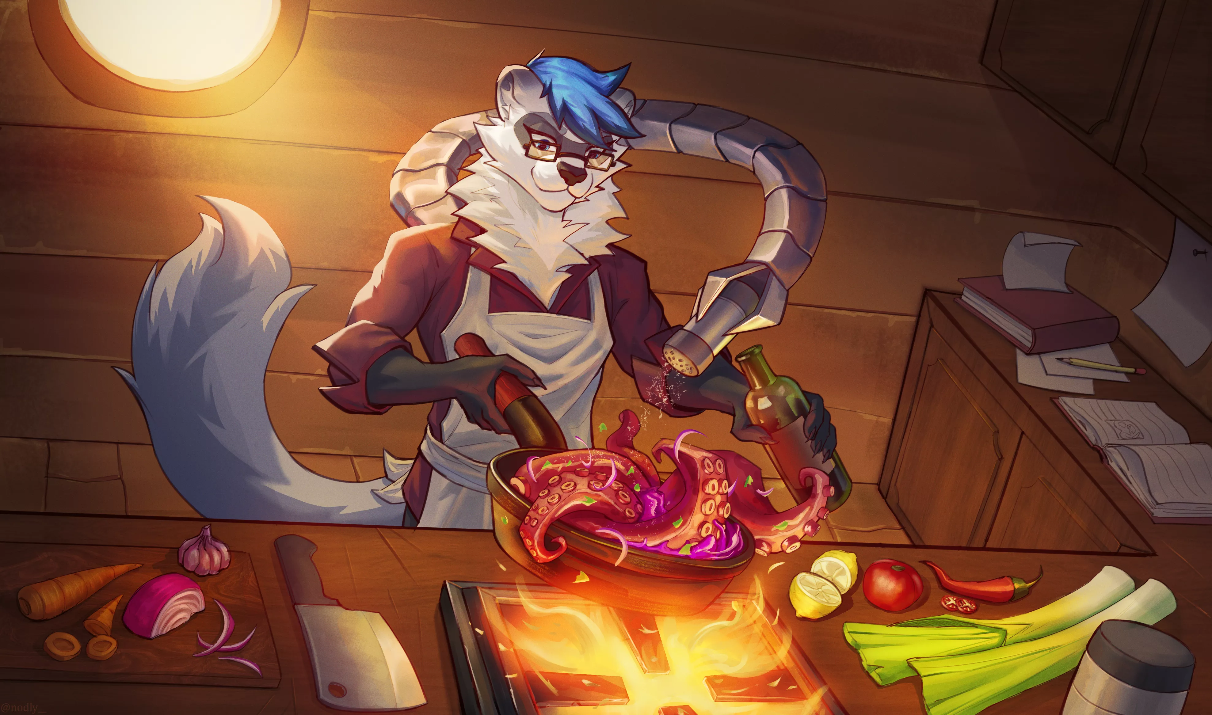 🔥👨‍🍳Let him cook!👨‍🍳🔥 (art by me)