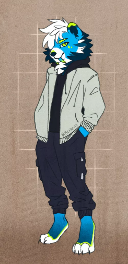 Sabertooth in Streetwear // Art by Mischievid