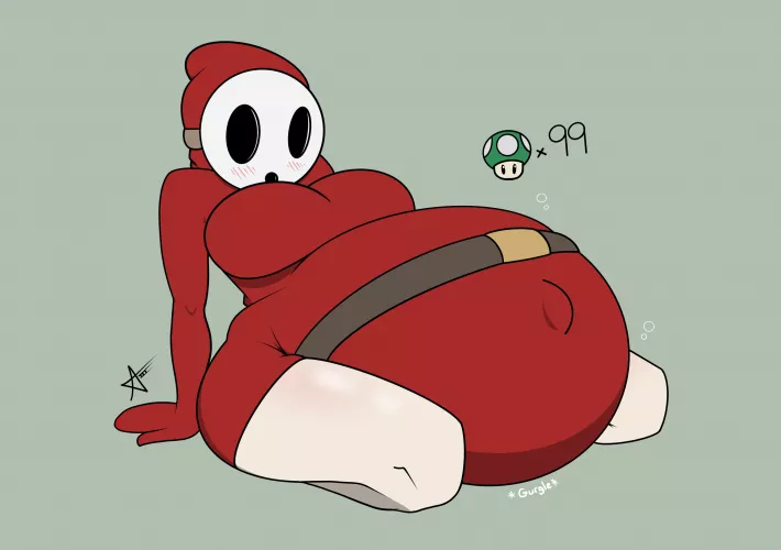 ShyGal collected a few too many one ups! (NyllStar)