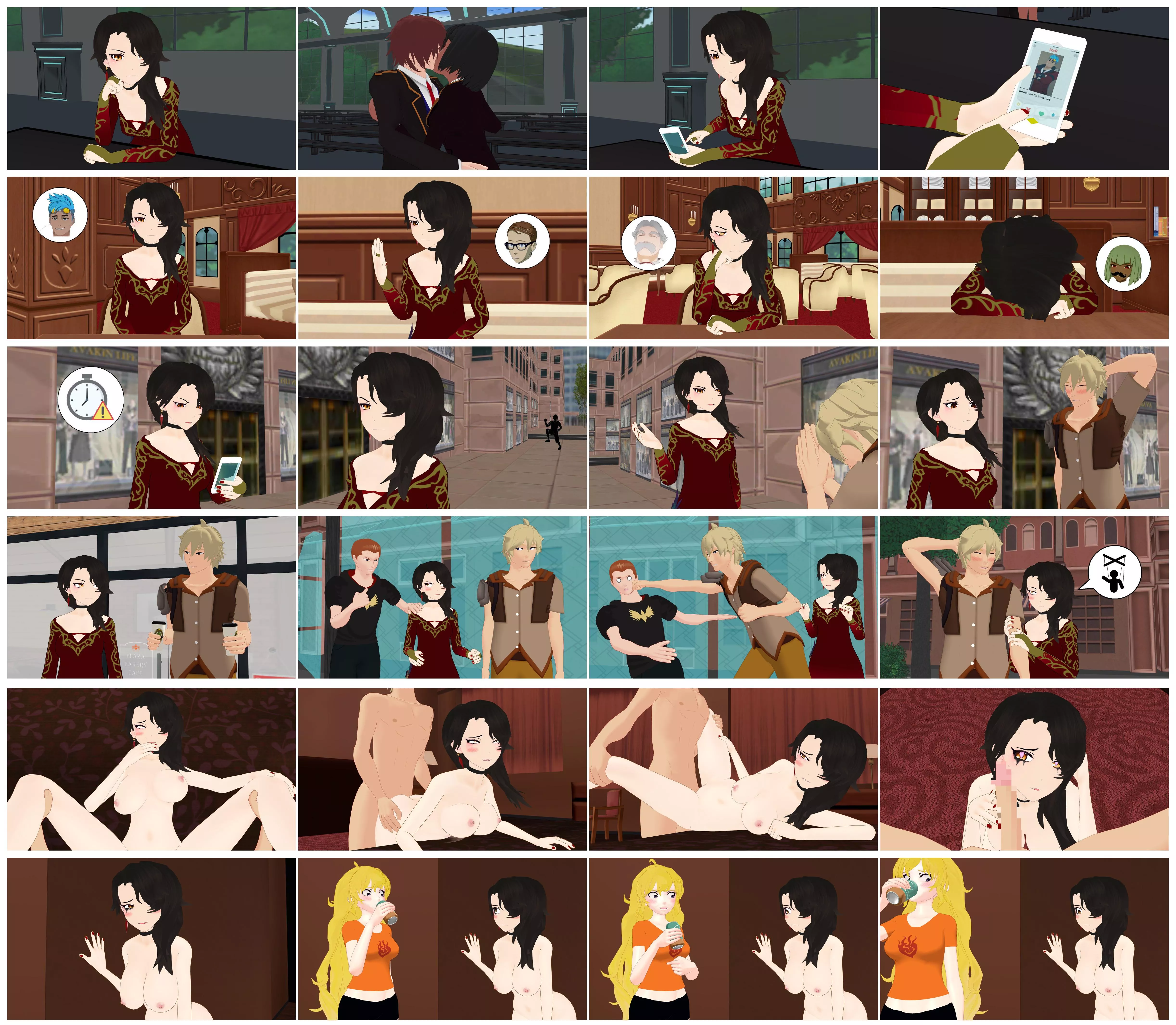 TheBlackBirdCalls brings the Tinder ship of Cinder x Tai to life. In this spectacular fanwork of Show Not Tell, we can see the whole story without having to read anything