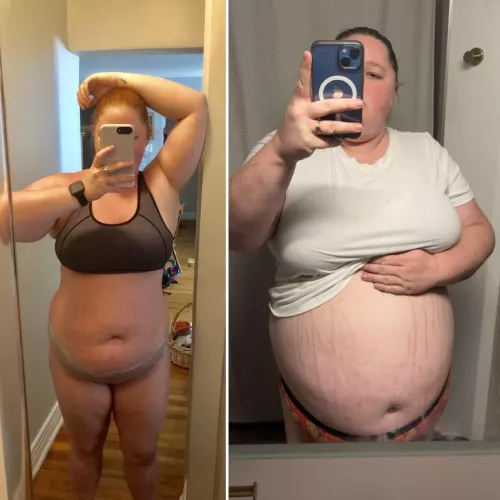 75 lbs in between these two. Tell me what you think of my gain 